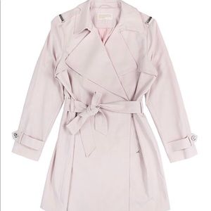 Michael Kors light pink trench coat